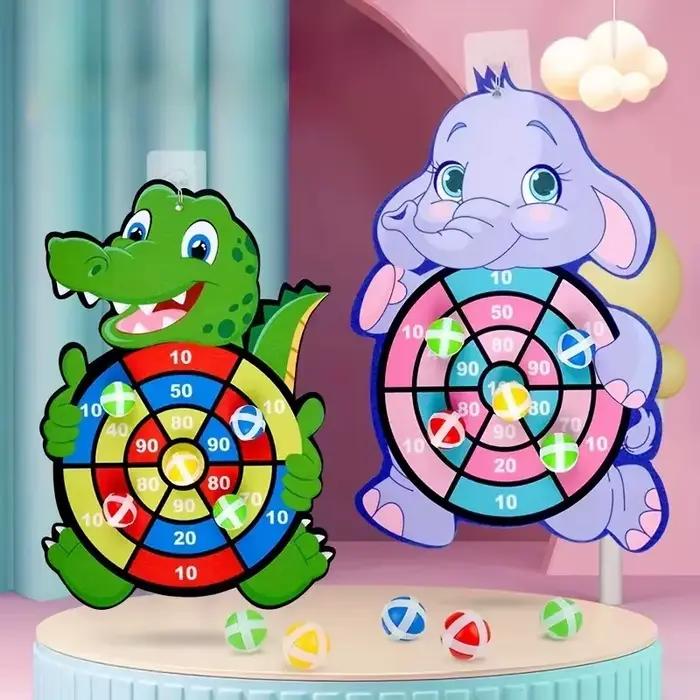 Jeu de fléchettes Montessori avec cible de tir
