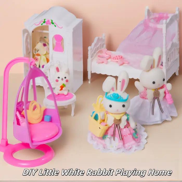 Jouet de jeu d'imitation Lapin floqué