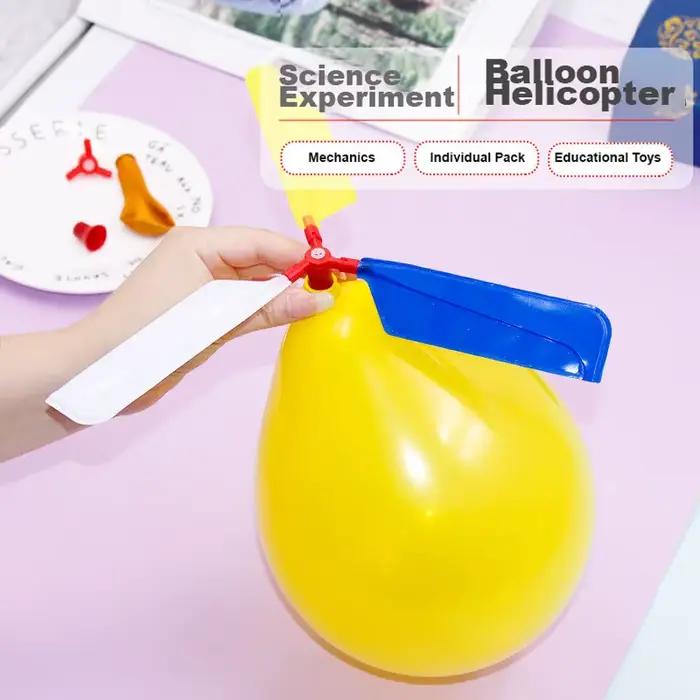 3/6/9 pièces enfants ballon avion jouet extérieur expérience scientifique mécanique enseignement