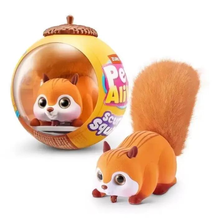 Nouvelle Poupée Surprise ZURU en Promotion : Jouet Sonore Interactif pour Animaux de Compagnie (Écureuil
