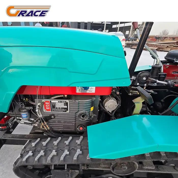 Nouveau tracteur chenillé 80 CV en promotion – Machine de construction hydraulique avec marteau et pince à griffes