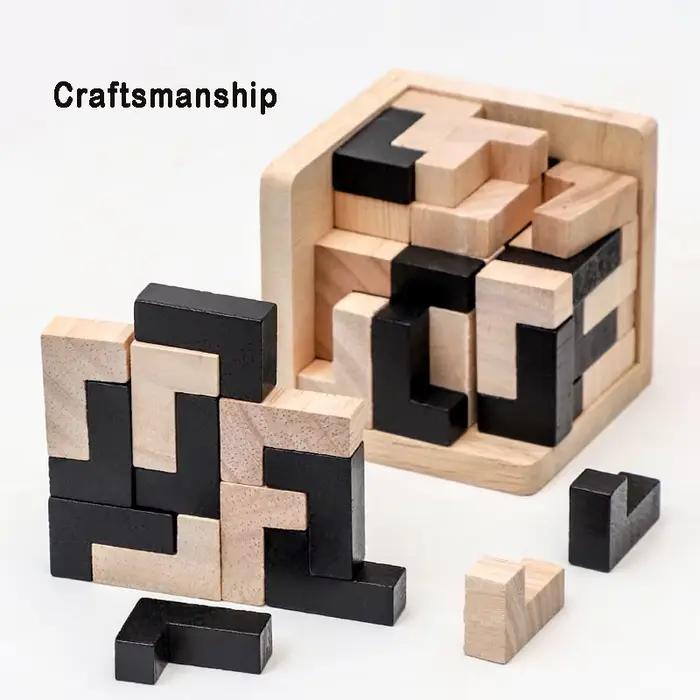 Puzzle Cube 3D Luban entrelacé