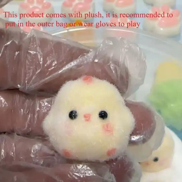 Squishy mignon poussin presser soulagement du Stress jouet doux Mochi