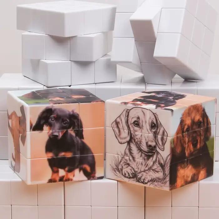 Puzzle photo personnalisé - Graphisme rotatif