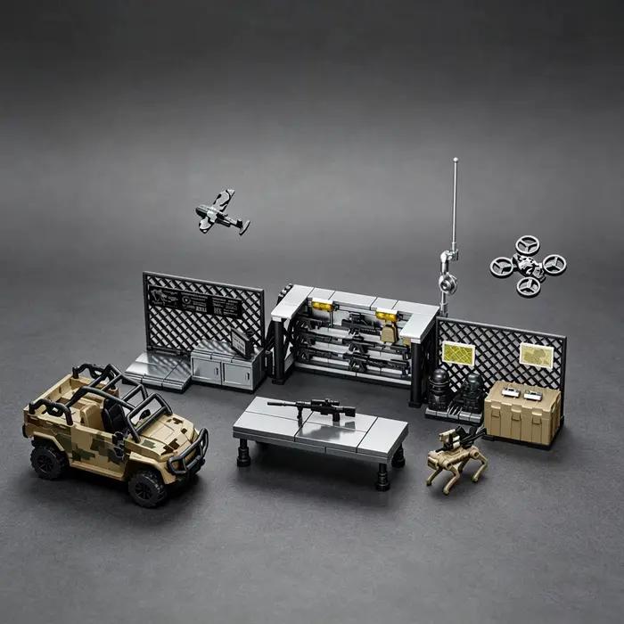 Collection d'équipements militaires de la série MOC