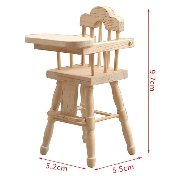 Maison de poupée 1:12, Cheval en bois