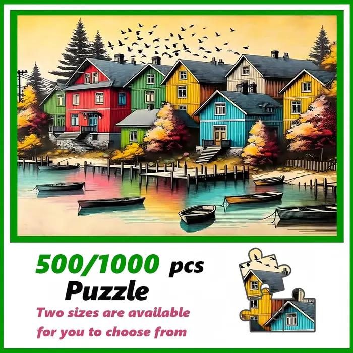 Un puzzle de haute qualité de 500/1000 pièces