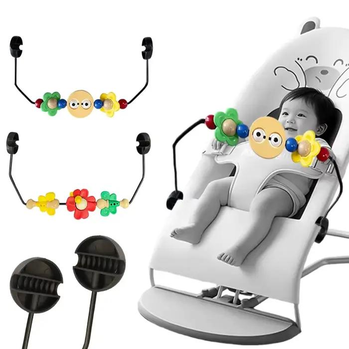 Jouet suspendu en forme d'animal de compagnie pour bébé, hochet 30CM gris ou rouge pour berceau, chaise à bascule, poussette et sièges auto