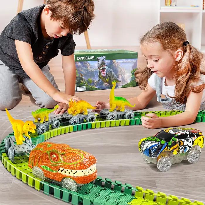 Jouets dinosaures-piste de Train magique