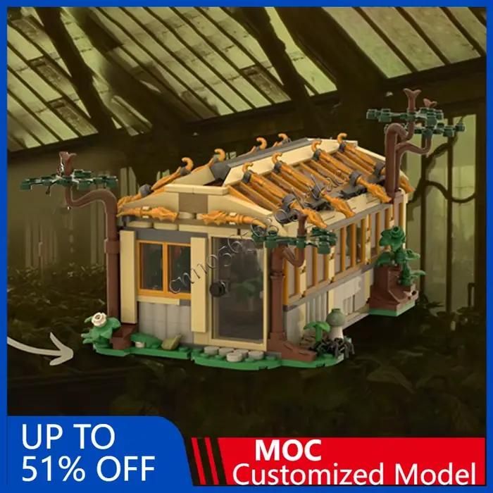621 pièces Construction herbologie serre Expansion MOC personnaliser modèle de bloc