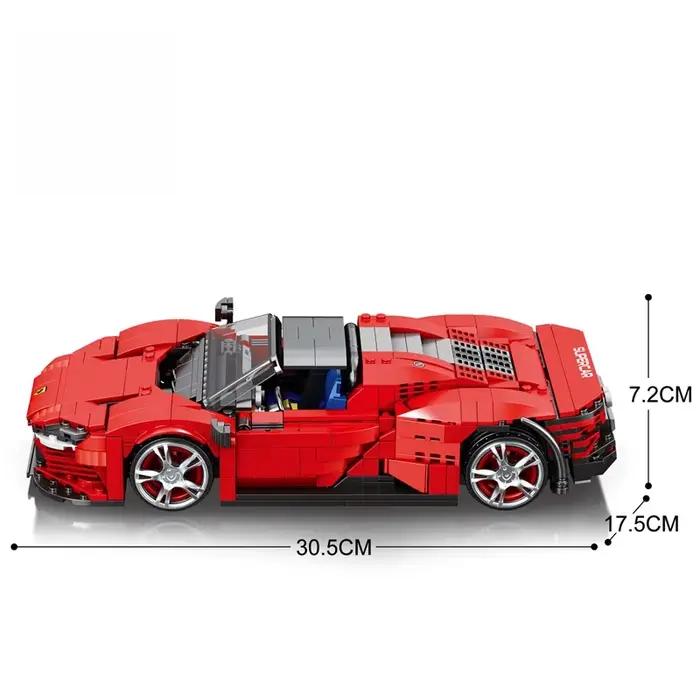 Blocs de construction de super voitures de sport