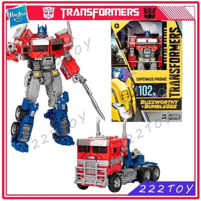 Nouveaux transformateurs Toy Studio série Buzzworthy Bumblebee BB102 Voyager classe Optimus Prime Robot jouets figurines d'action cadeau loisirs