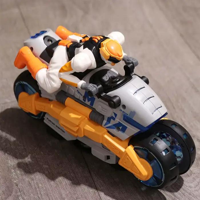 Moto électrique rotative à 360° avec lumières dynamiques