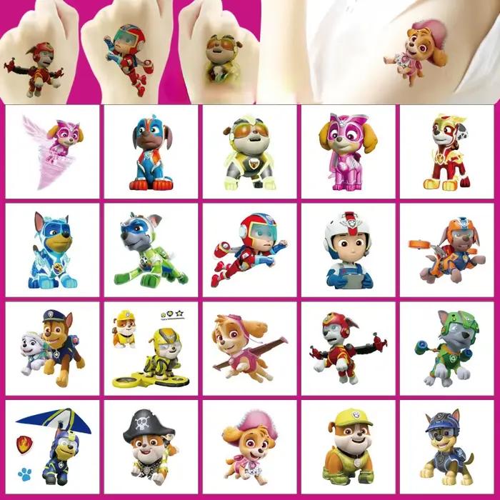 Autocollants de tatouage Paw Patrol