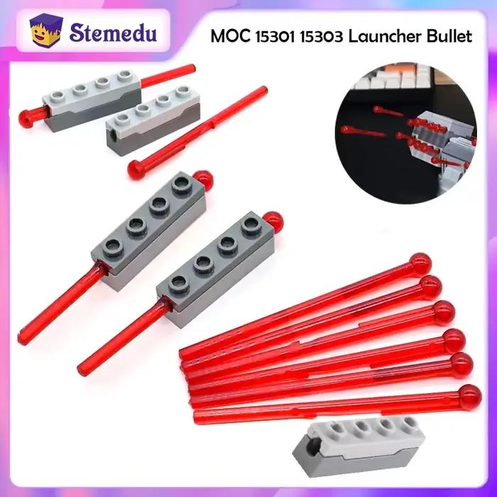 Lanceur balles blocs de construction techniques Puzzle jouet tir série militaire briques MOC pour 15301 15303 bricolage assembler des pièces de jouets
