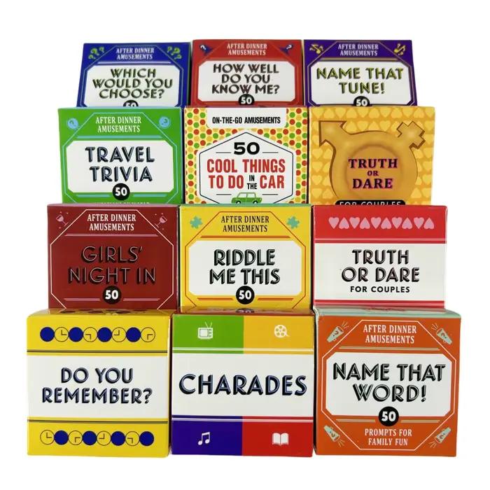 Jeu de cartes de vérité ou de dés de taille mini