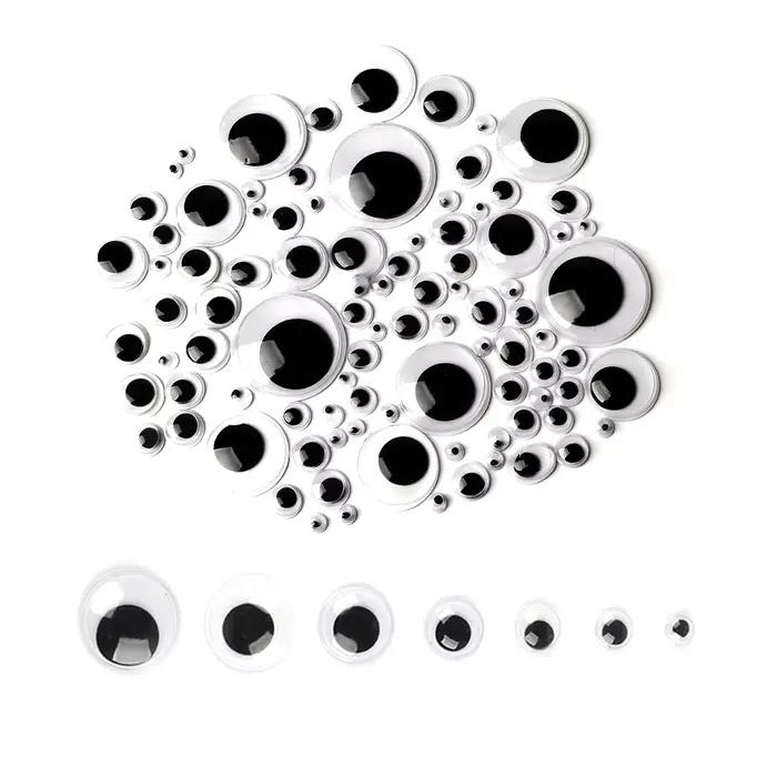Accessoires de bricolage yeux mobiles auto-adhésifs 100 pièces 200 pièces 550 pièces pour scrapbooking poupées jouets faits à la main