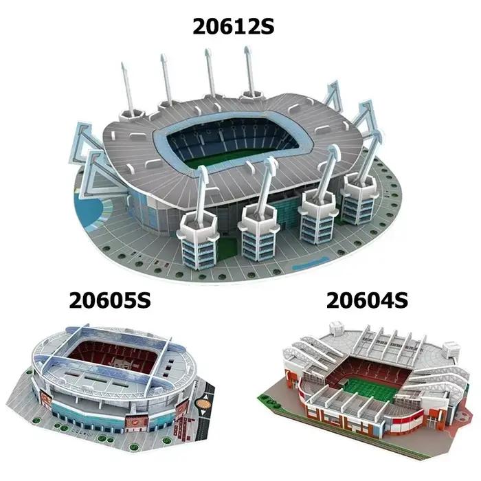Champ de Football Miniature 3D