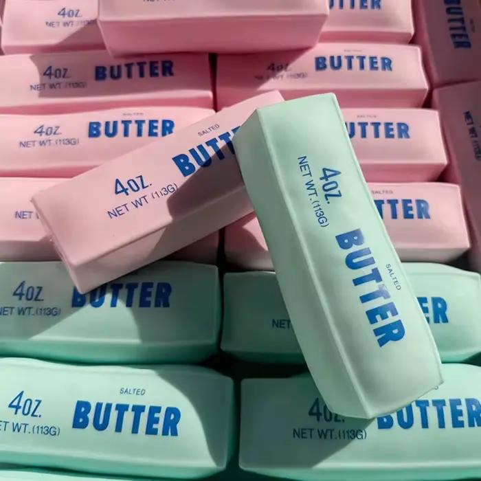 Jouet sensoriel créatif en forme de bâton de beurre, bloc de construction à presser sans rebond, jouet anti-stress pour adultes
