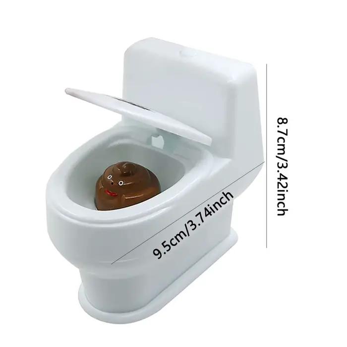 1PC-nouveau intéressant merde Spray farce jouet blague culinaire jouets Mini arroseur toilette pistolet Simulation