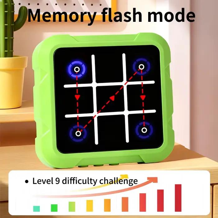 Jeu de Tic-Tac-Toe électronique AI, jeux électroniques multifonctionnels, jeu de société pour adultes, jeu d'échecs, jouet éducatif Montessori pour enfants