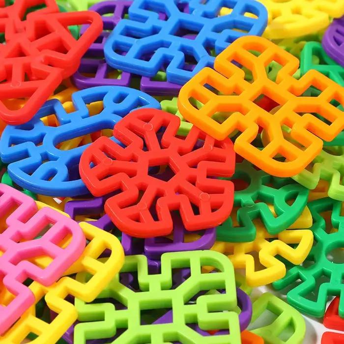 Blocs de construction géométriques Montessori pour enfants