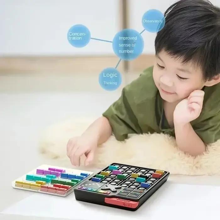 Jeu de puzzle électronique intelligent : Sudoku quatre ou six cases, entraînement à la pensée mathématique, jeux numériques