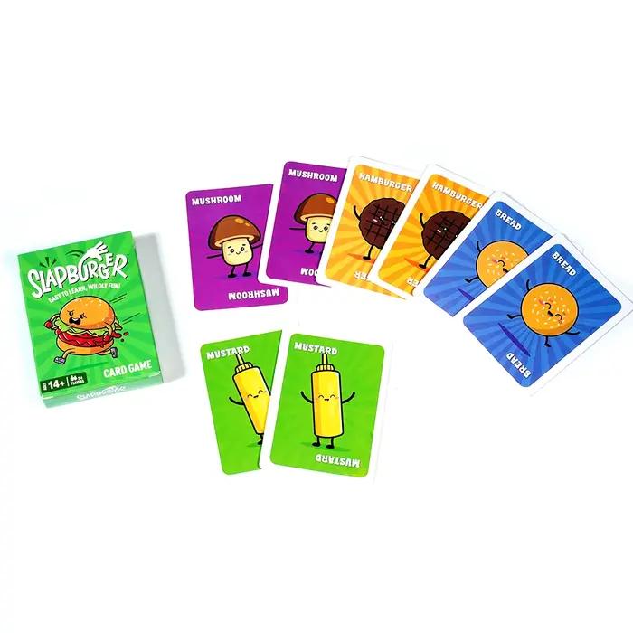Jeu de cartes Slapburger rapide
