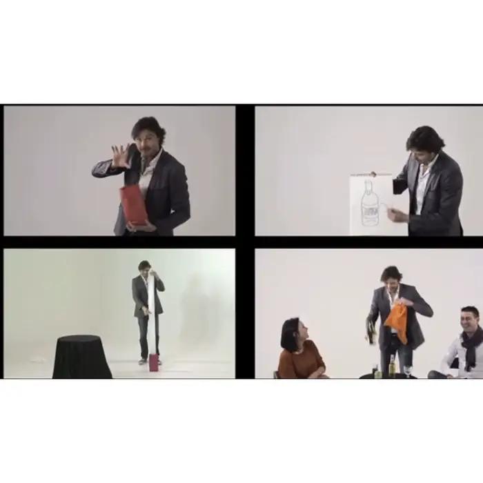 Bouteille Splash 2.0 de David Stone & Damien Vappereau (Gimmick), tours de magie, scène en gros plan, accessoires magiques de rue, jeu amusant de magicien