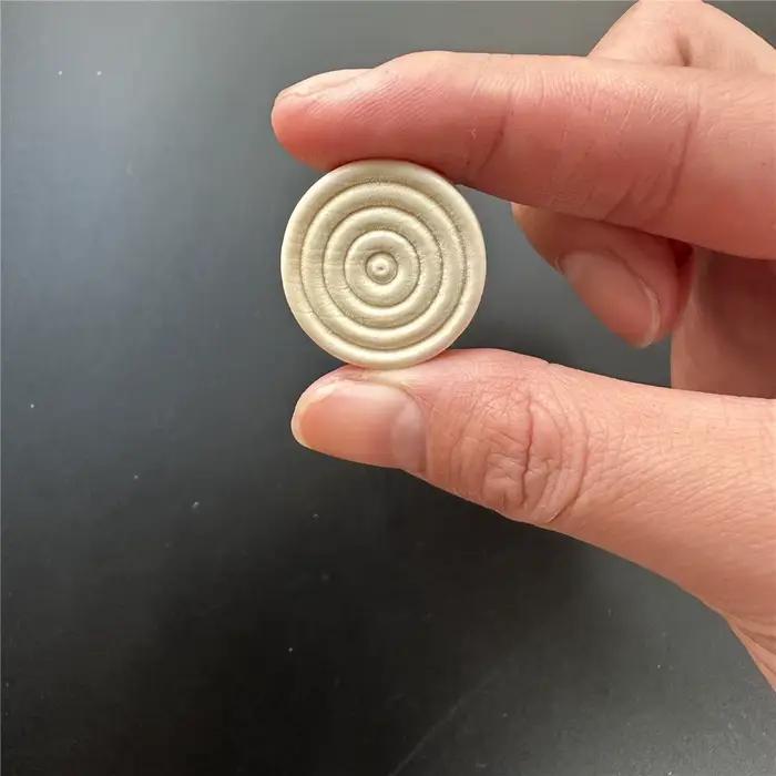 Pions de dames ronds en bois 24 pièces pour jeux de société et backgammon accessoires de jeu de plateau pour adultes et passionnés de stratégie