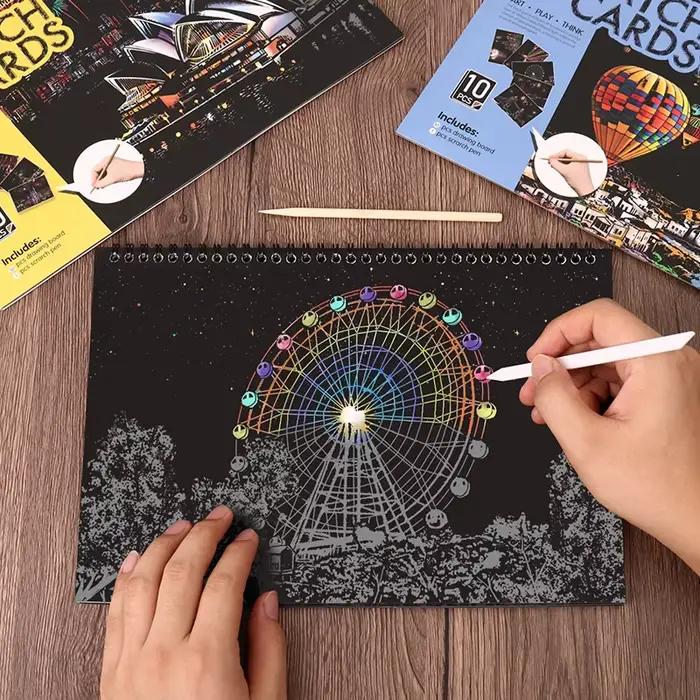 Livre de griffonnage magique avec stylet