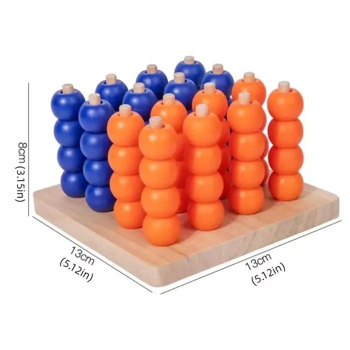 Quatre en une rangée 4 perles 3D