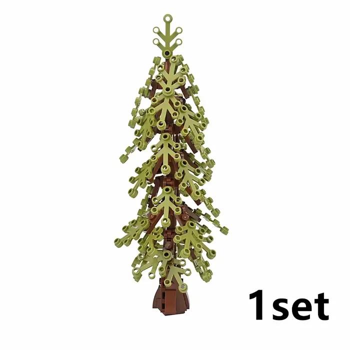 Arbres de ville blocs de construction de cèdre séquoia bloc jouet arbre de noël pour enfants cadeaux Compatible classique brique Juguetes enfants jouets
