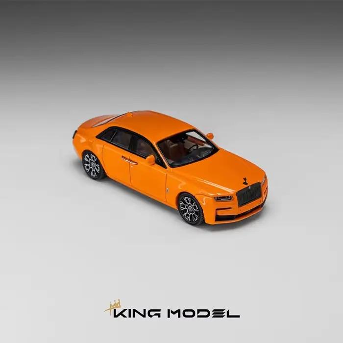 Modèle réduit King Model Km 1:64 Rolls Royce Ghost, voiture miniature en métal, modèle statique, objet de collection, ornement, berline de luxe, jouet pour les passionnés, cadeau pour enfant