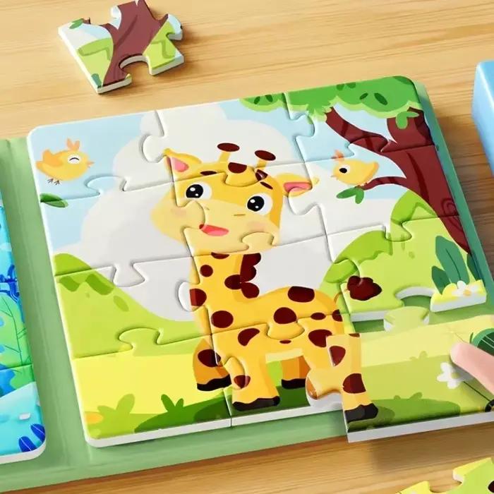 Puzzle magnétique pour enfants de 3 à 6 ans