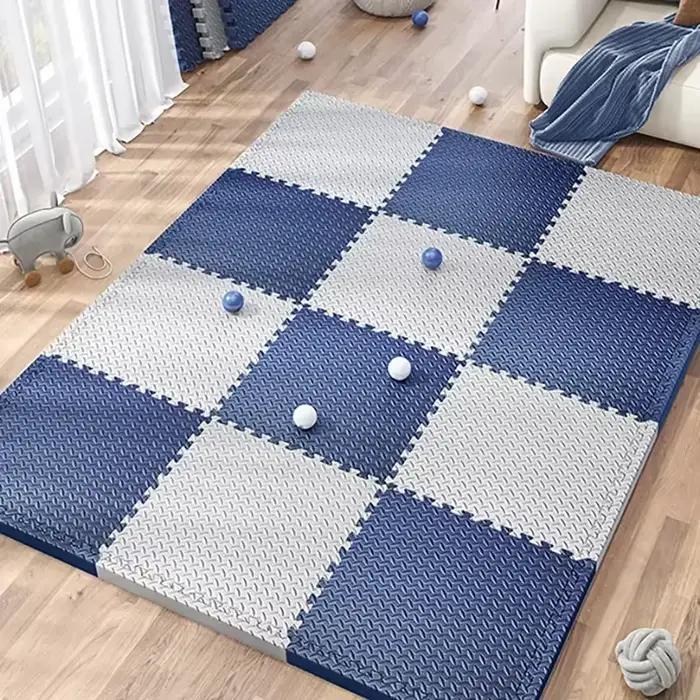 8/16 pièces tapis de jeu pour bébé sans BPA tapis en mousse souple imbriqués adapté à la zone de jeu pour enfants tapis de Protection pour enfants