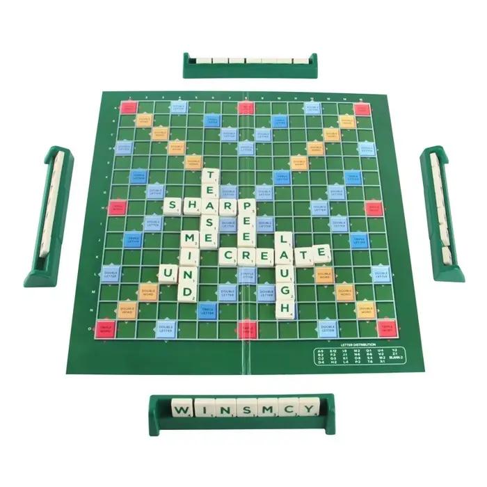 Jeu de puzzle d'orthographe en anglais pour 2 à 4 joueurs