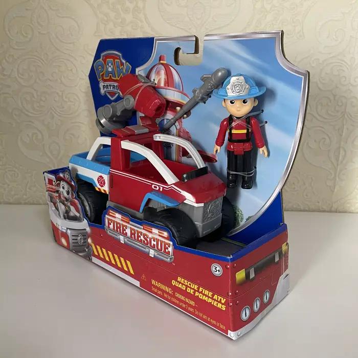 100% Original Paw Patrol sauvetage incendie Ryder Chase Marshall Rocky Zuma éclat Skye figurine jouet enfants anniversaire noël cinquante