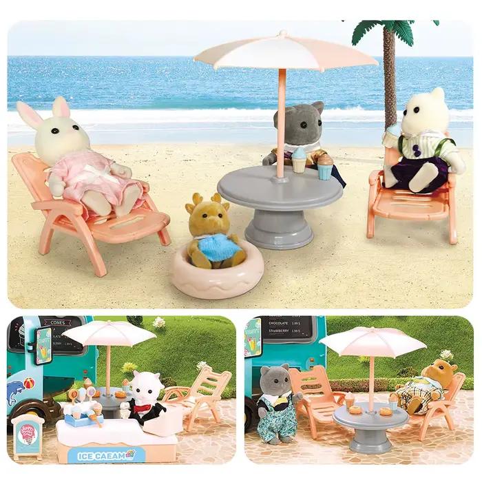 Poupée familiale forestière 1:12, accessoires de cuisine pour maison de poupée, Mini modèle de renne, meubles miniatures, jeu de simulation pour filles, cadeaux