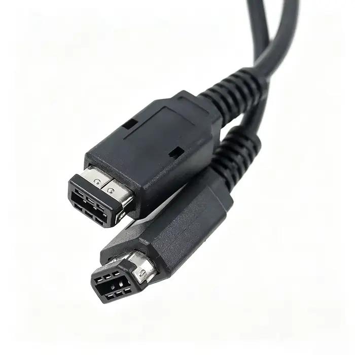 Câble de connexion double pour 2 joueurs pour console de jeu GameBoy Advance Color (GB, GBC, GBP, GBL, GBA SP) – Câble PVC pour connexion en ligne