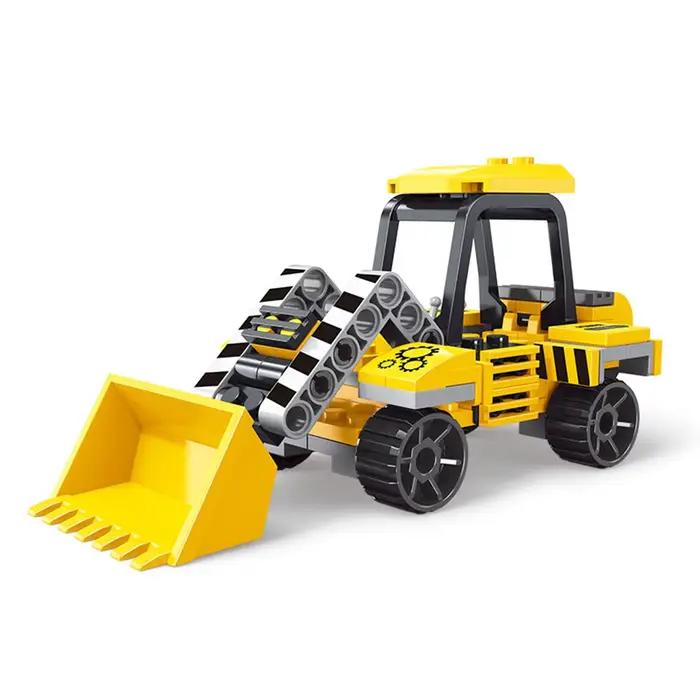 Ville créativité véhicule blindé ville ingénierie voiture camion Bulldozer mélangeur camion blocs de construction briques modèle jouets pour les enfants