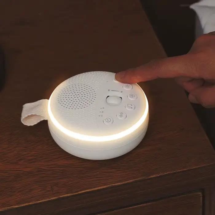 [Hubïque] nouveau-né Portable blanc bruit Machine sommeil nid d'abeille lumière indirecte