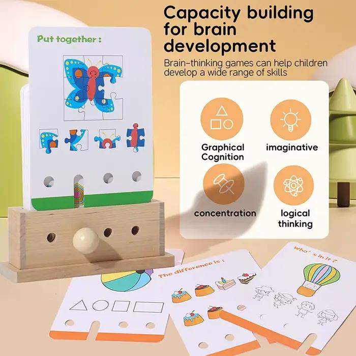 Jeu de Puzzle logique, ensemble de jouets éducatifs pour enfants