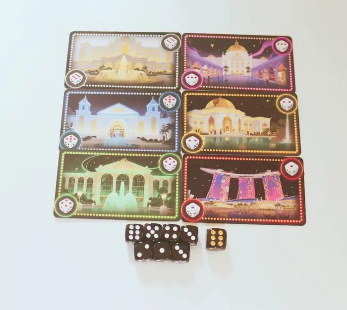 Jeux de société de stratégie Las Vegas Royale (version portable) Un jeu de société brillant, parfait pour les soirées de jeux en famille