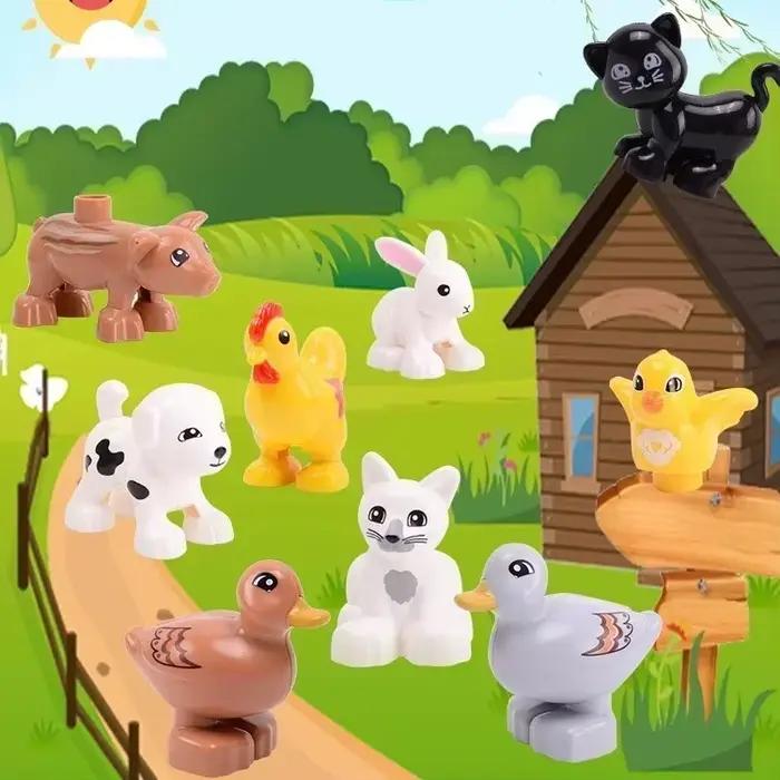 Grands blocs de construction dinosaures du monde jurassique