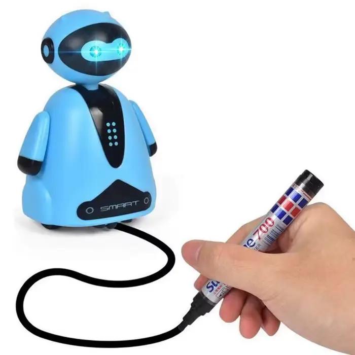 Un jouet interactif pour enfants avec un véhicule électrique créatif à capteur et un modèle de course d'animaux de compagnie