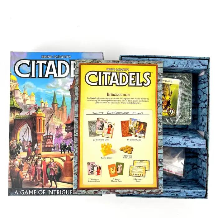 Jeu de société Citadels Deluxe Edition – Jeu de cartes de stratégie classique de qualité supérieure