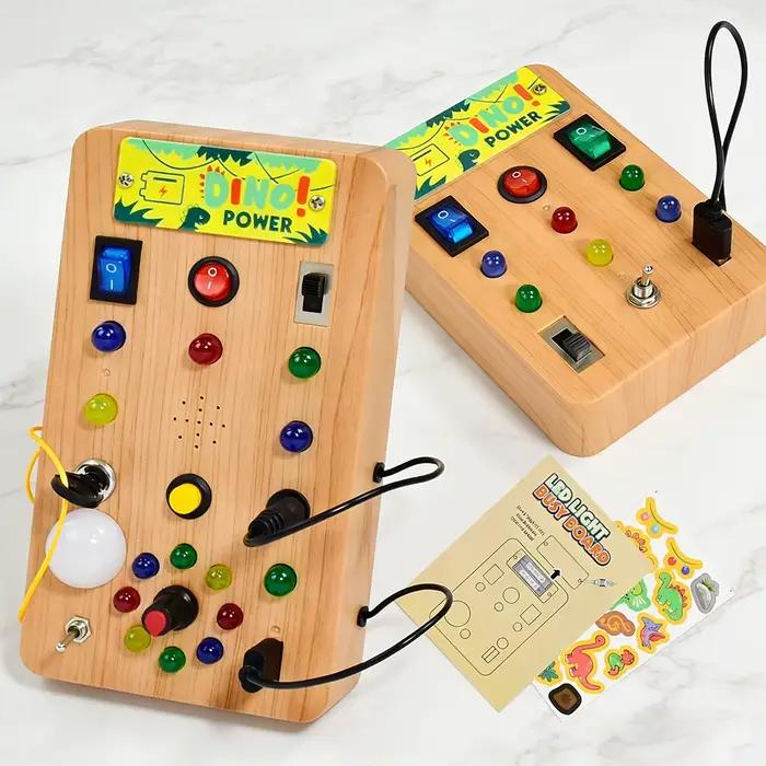 Tableau d'alimentation de commutateur de simulation de lumière LED pour enfants