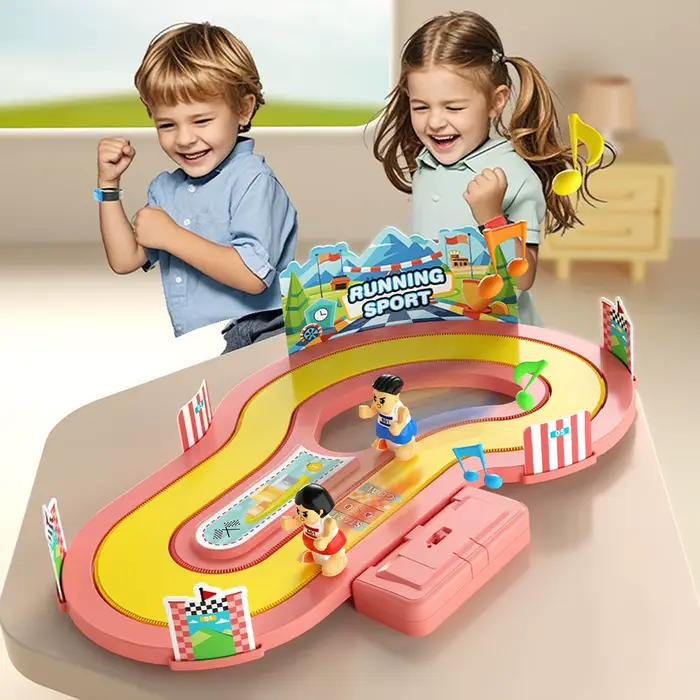 Jeu de course sur piste à détection de mouvement