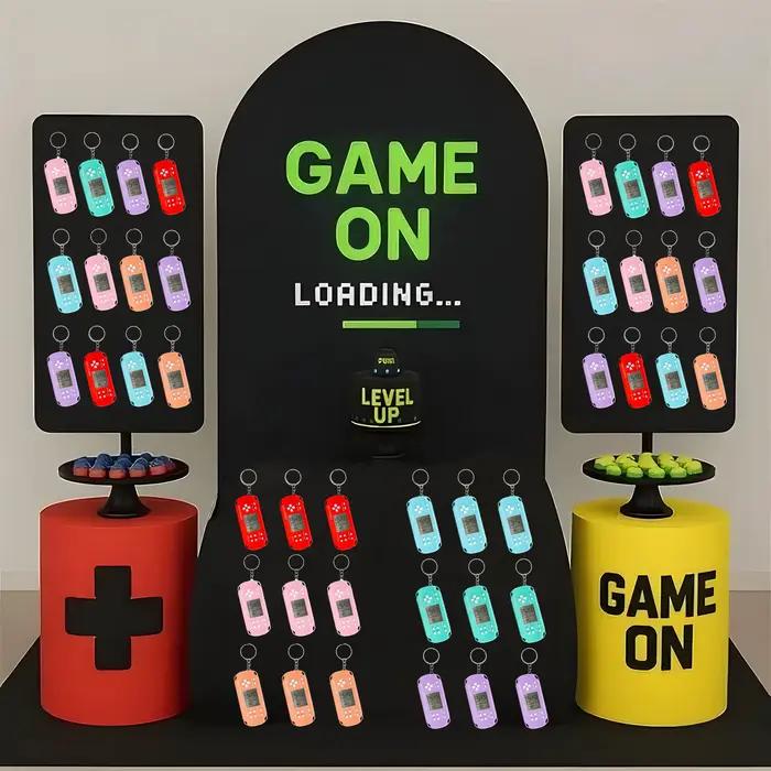12-120 mini consoles de jeu portables porte-clés